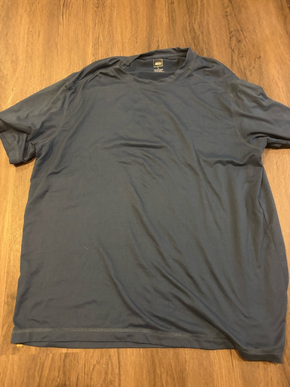 REI Men's Short Sleeve Crew T-Shirt — Dark Blue